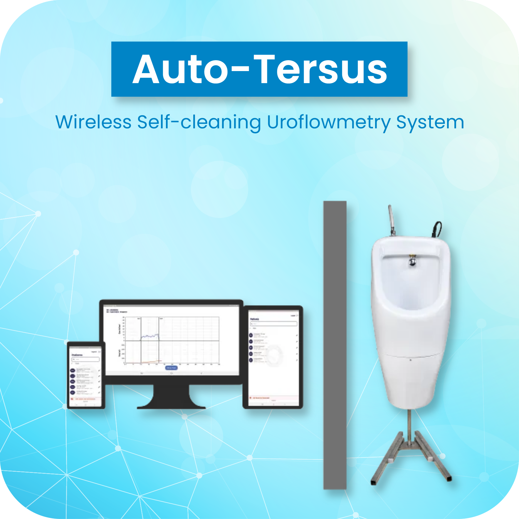 Auto Tersus Wireless Self Cleaning Uroflowmeter