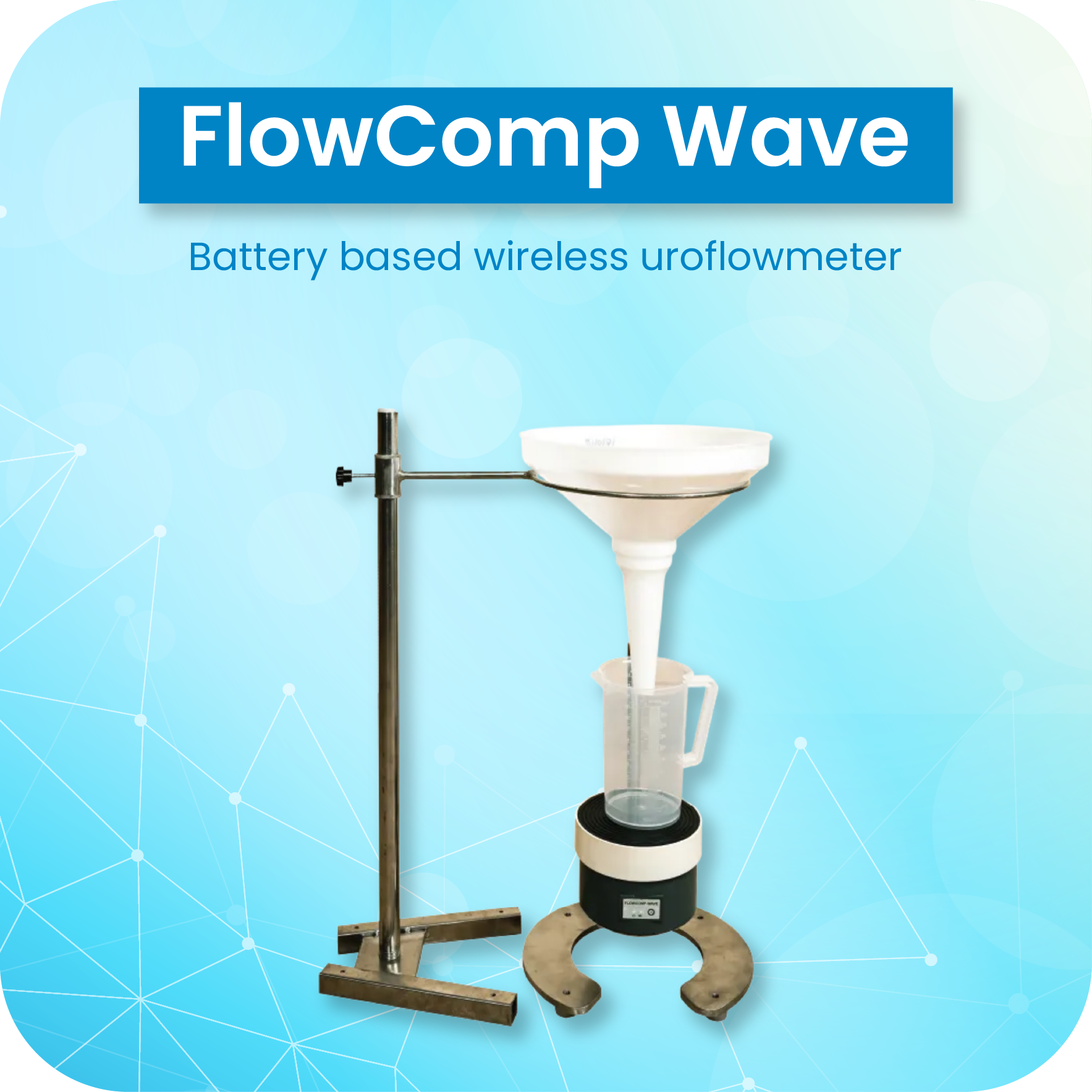 Flowcomp Wave Battery Based Wireless Uroflowmeter