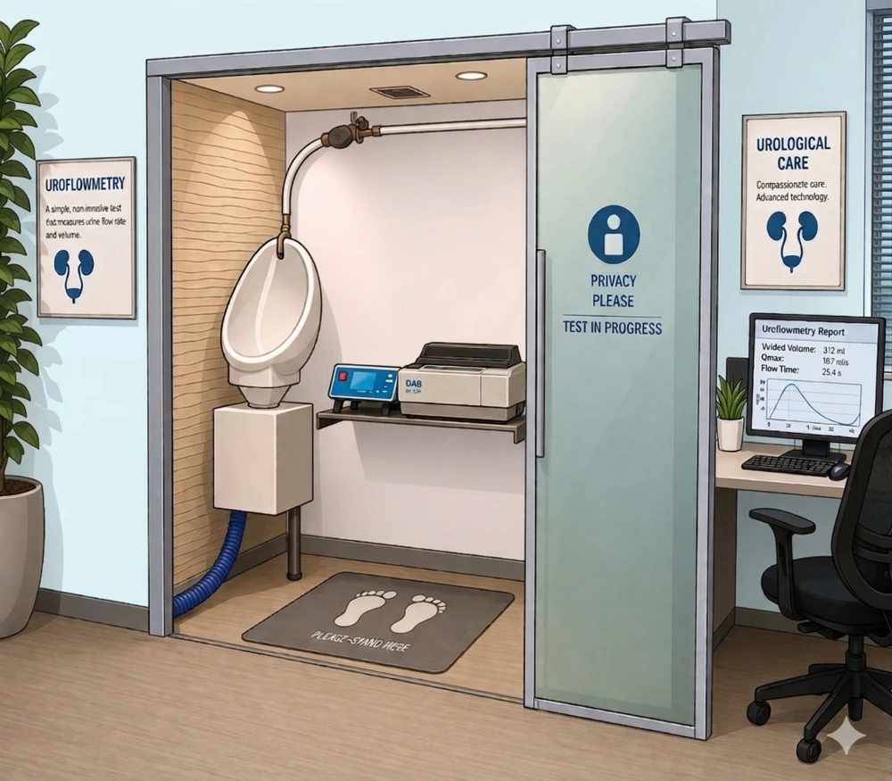 Self-Cleaning Uroflowmetry Systems