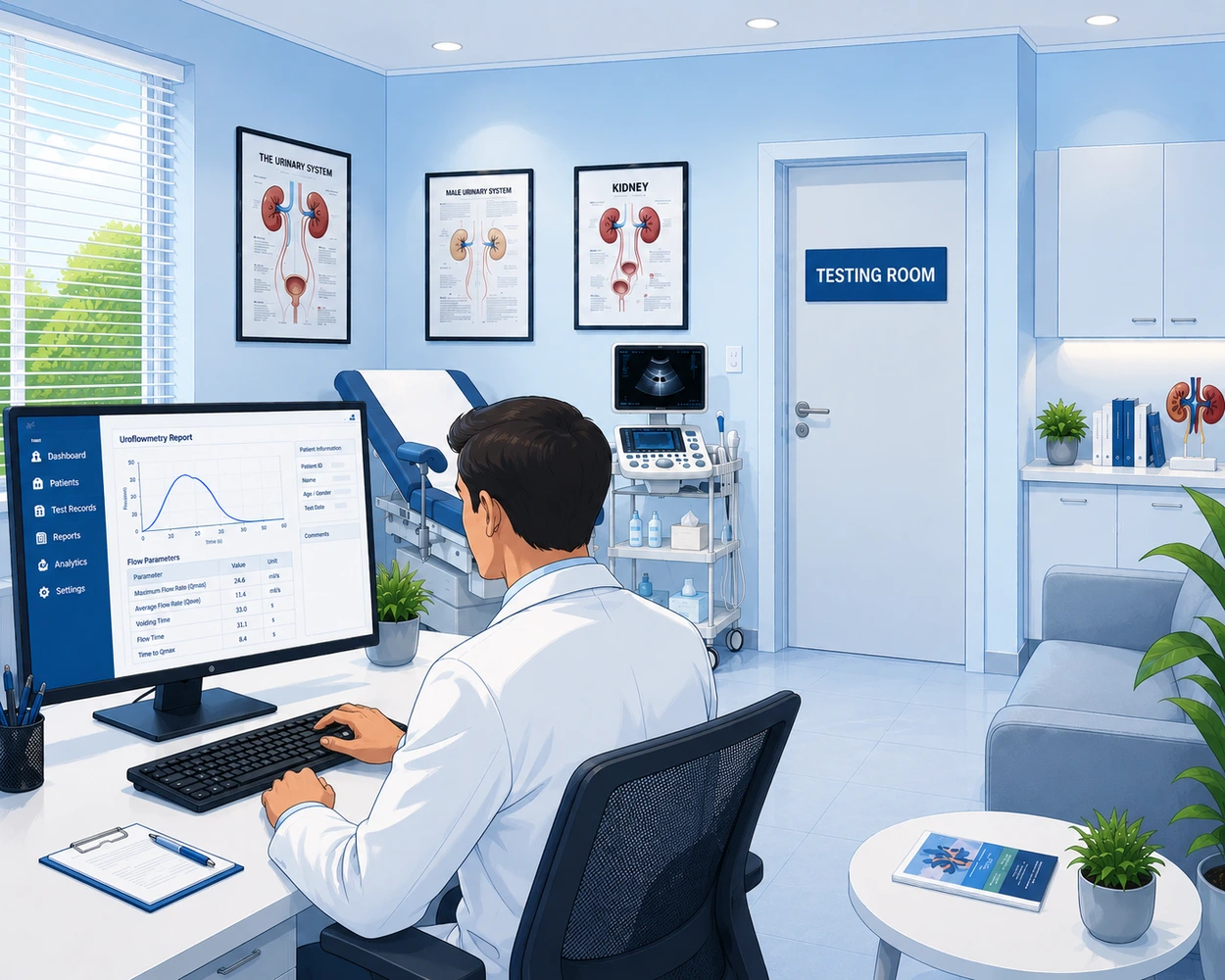 PC Based Uroflowmetry system